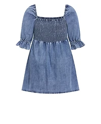 City Chic Women's Kaitlyn Denim Midi Dress