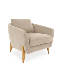 Streamdale Furniture Modern Upholstered Accent Chair with Back Pillow