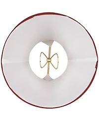 Springcrest Set of 8 Bell Lamp Shades Faux Silk High Candelabra Clip-On Fitting