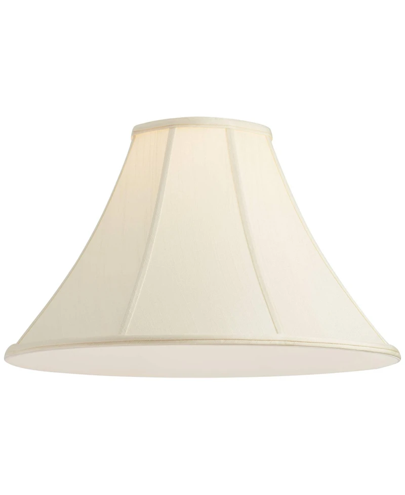 Springcrest Imperial Shade Set of 2 Bell Lamp Shades High Spider Replacement Harp and Finial Fitting