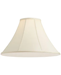 Springcrest Imperial Shade Set of 2 Bell Lamp Shades High Spider Replacement Harp and Finial Fitting