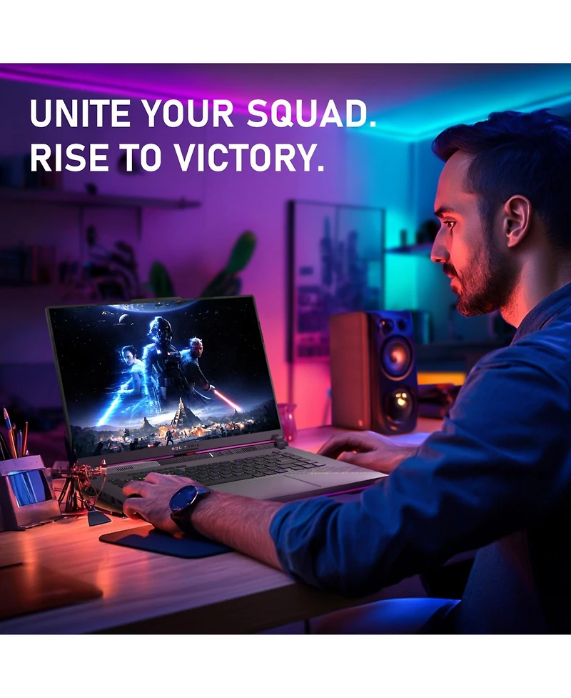 Asus Rog Strix 16" Traditional Laptop Amd Ryzen 9 32GB Ram Nvidia GeForce Rtx 5070 1TB Ssd Storage Windows 11 Home 165Hz