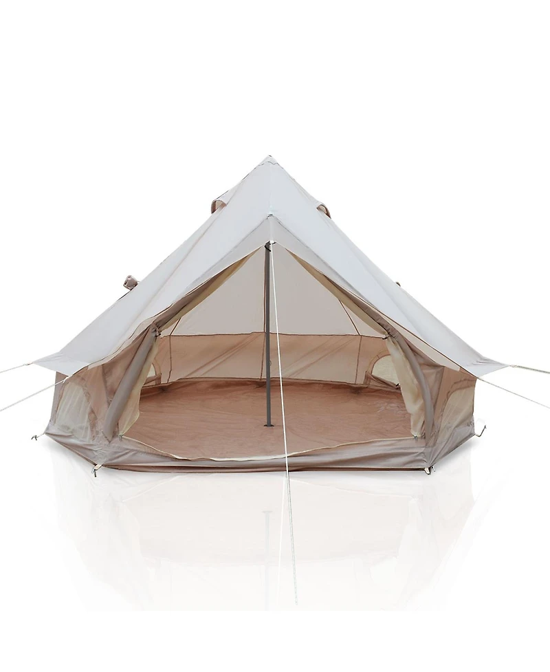 Streamdale Furniture 4-Season 9.8feet Waterproof Bell Tent with Stove Jack for Camping