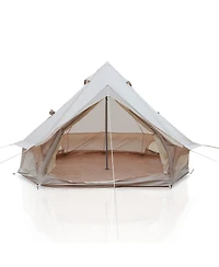 Streamdale Furniture 4-Season 9.8feet Waterproof Bell Tent with Stove Jack for Camping