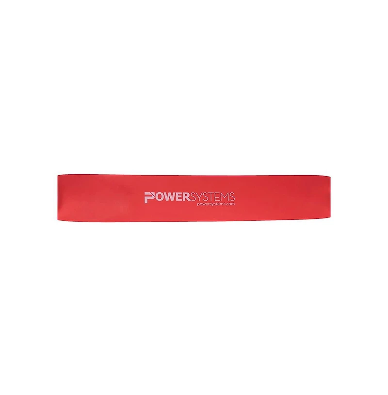Power Systems 12 Inch Versa Loop Resistance Bands 10 Pack Medium Durable Workout Bands