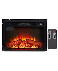 Streamdale Furniture 23" Electric Fireplace Insert, 1400W Heater with Remote and Realistic Flame