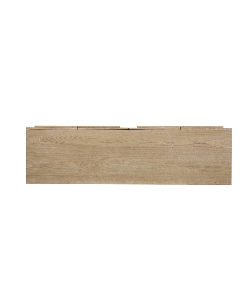 Streamdale Furniture 4-Door Wood Sideboard Cabinet with Adjustable Shelves