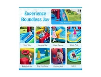 Slickblue Kids Inflatable Water Park Bounce House with Slide Combo