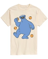 Airwaves Men's Sesame Street Cookie Monster Short-Sleeve Graphic T-Shirt