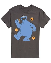 Airwaves Men's Sesame Street Cookie Monster Short-Sleeve Graphic T-Shirt