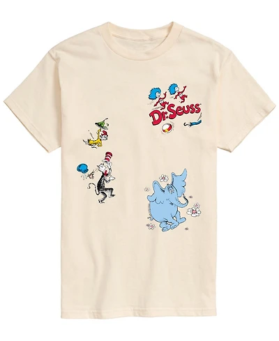 Airwaves Men's Dr. Seuss Cat The Hat & Sam I Am Horton Short-Sleeve Graphic T-Shirt