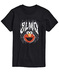 Airwaves Men's Sesame Street Metal Elmo Short-Sleeve Graphic T-Shirt