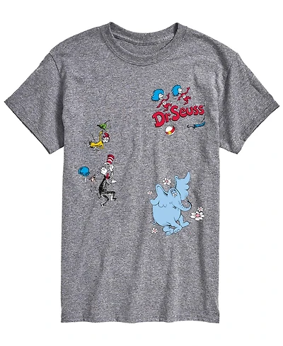 Airwaves Men's Dr. Seuss Cat The Hat & Sam I Am Horton Short-Sleeve Graphic T-Shirt