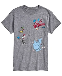 Airwaves Men's Dr. Seuss Cat The Hat & Sam I Am Horton Short-Sleeve Graphic T-Shirt