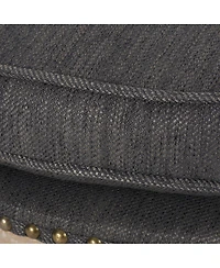 Streamdale Furniture Contemporary Upholstered Medium Pet Bed with Nailhead Trim