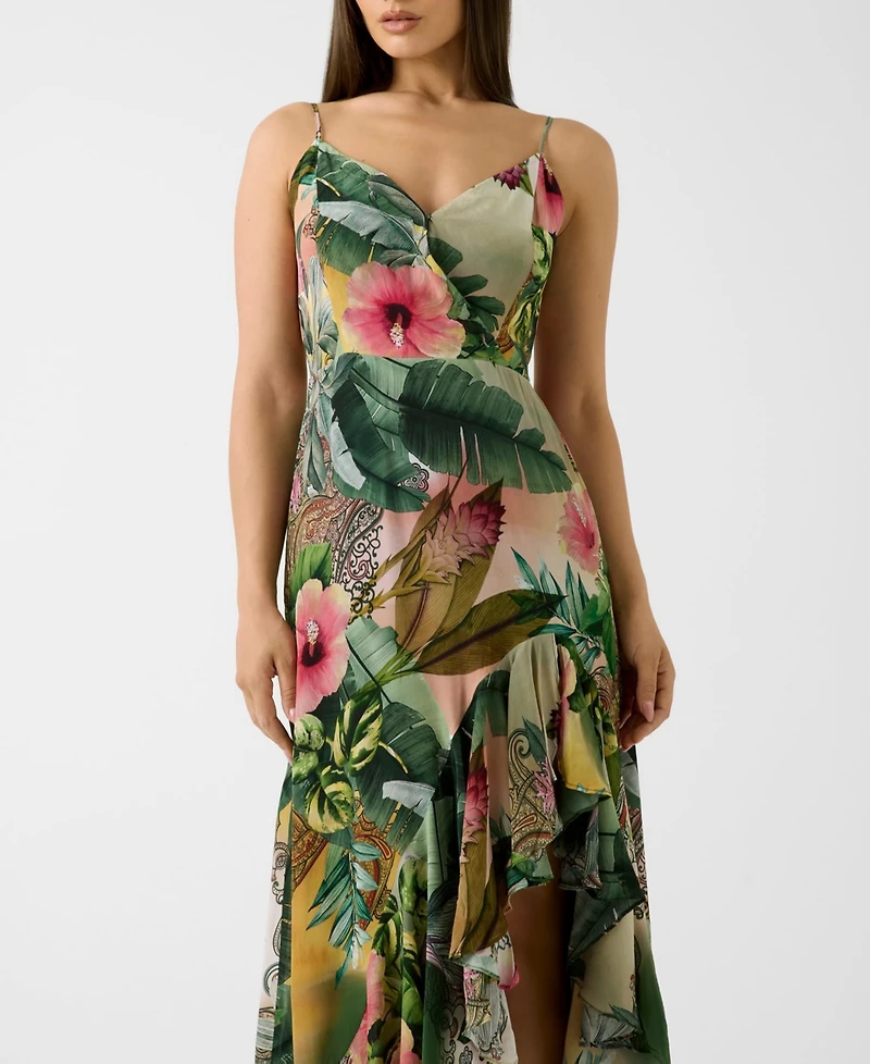 Guess Women's Tracie Printed Sleeveless Maxi Dress