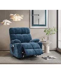 Streamdale Furniture Dual Okin Motor Power Lift Recliner with Heat and Massage