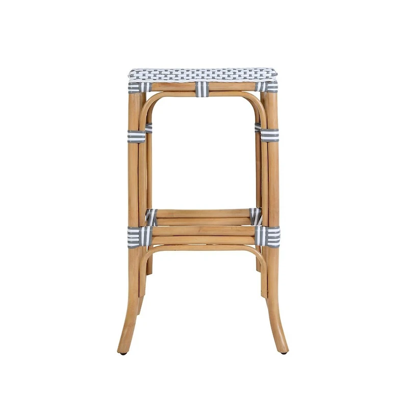 Butler Specialty Laguna 30.5 in. Seat Height Rectangular Rattan Backless Bar Stool