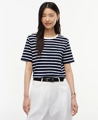 Tommy Hilfiger Women's Ribbed Boxy Crewneck T-Shirt