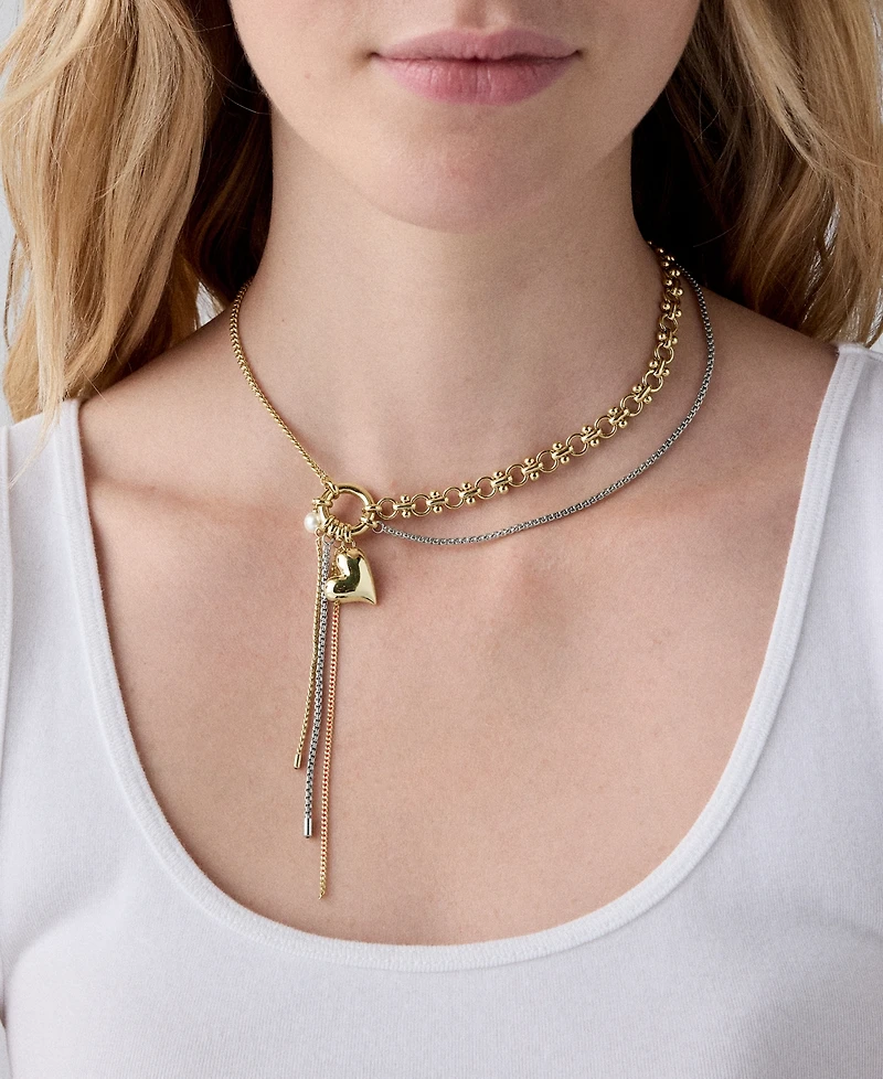kate spade new york Two-Tone Chain Reaction Pendant Necklace