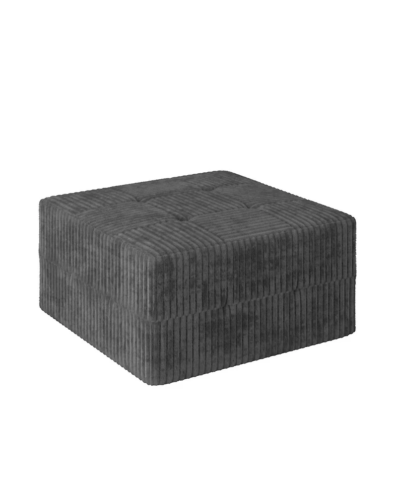 Streamdale Furniture Modern Minimalist Corduroy Sectional Sofa