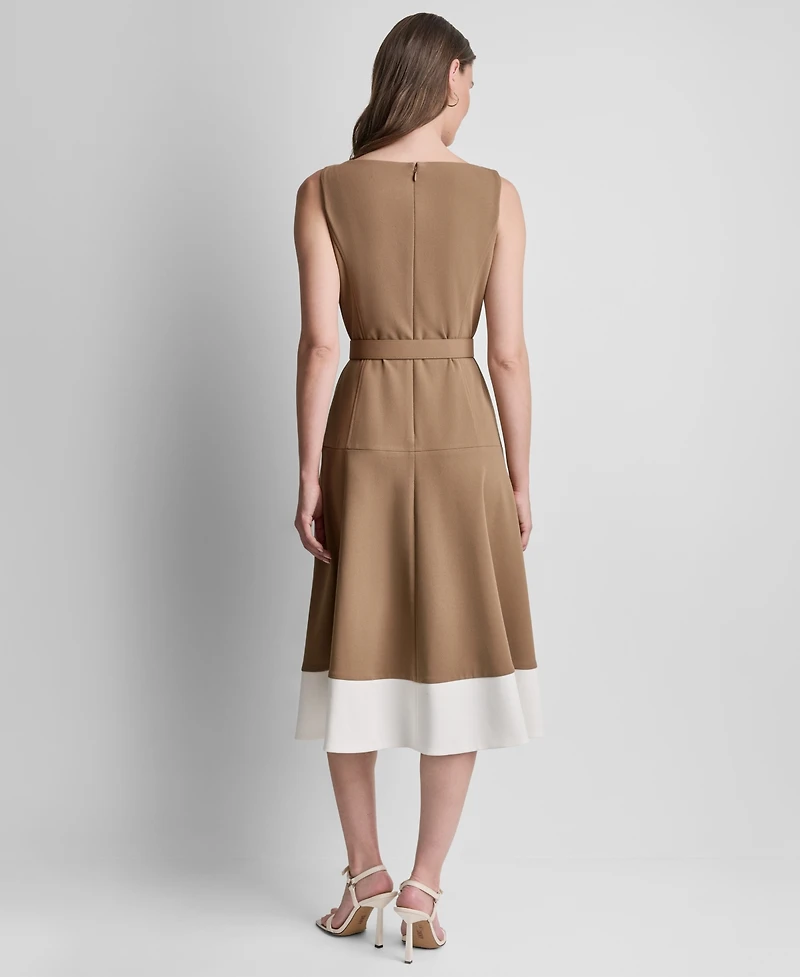 Dkny Women's Sleeveless Midi Dress