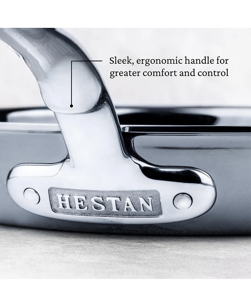 Hestan NanoBond Titanium Stainless Steel 8.5" Open Skillet