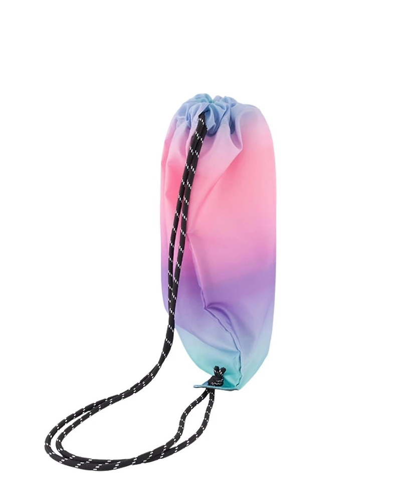 Deux par Deux Little Girl Gradient Durable Functional Lightweight Drawstring Bag