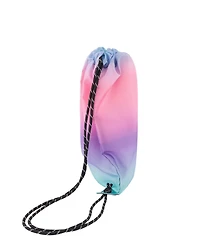 Deux par Deux Little Girl Gradient Durable Functional Lightweight Drawstring Bag