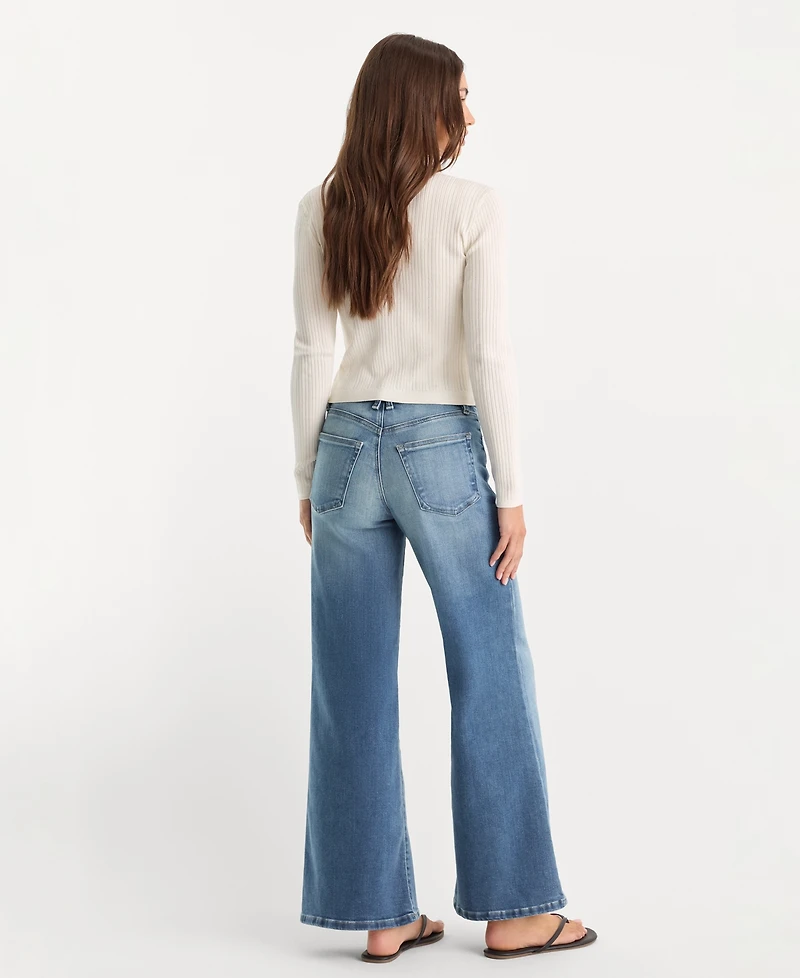Good American Women's Cotton-Blend Soft Tech Jeans
