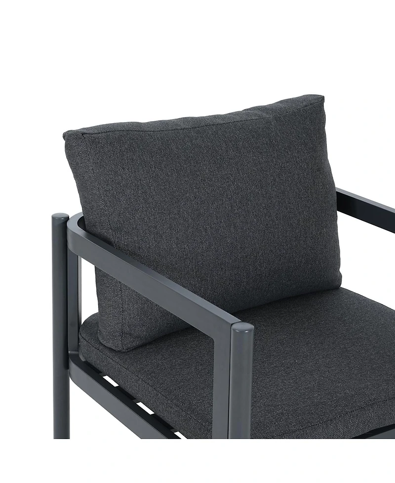 Streamdale Furniture Outdoor Aluminum Patio Dining Chairs, Set of 2