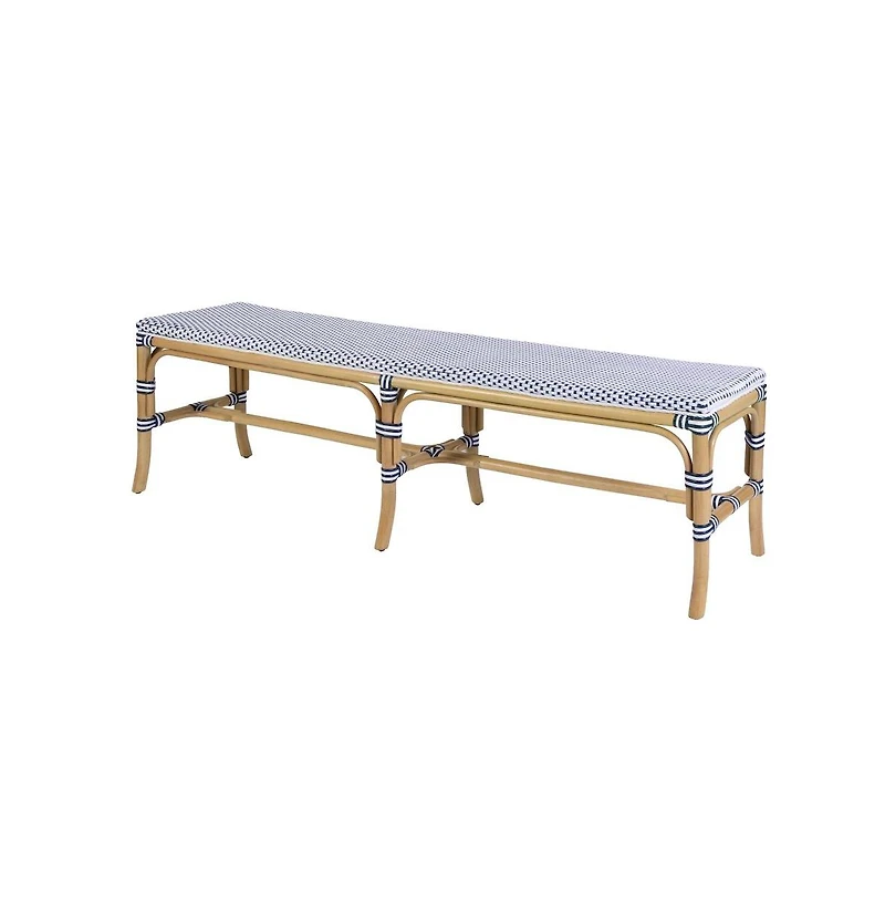 Butler Specialty Laguna 66.5 in. W Rectangular Rattan Backless Accent Bench