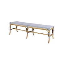 Butler Specialty Laguna 66.5 in. W Rectangular Rattan Backless Accent Bench