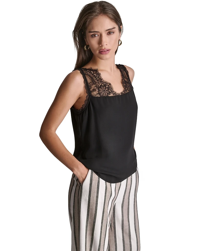 Bcbg Women's Sleeveless V-Neck Top