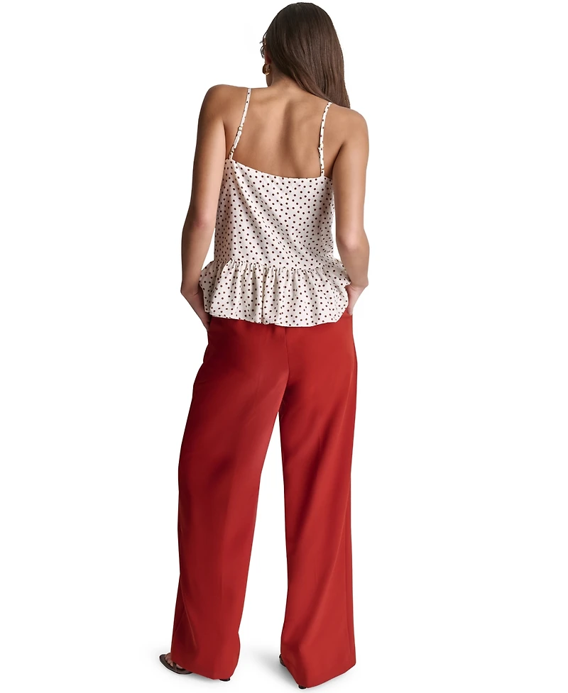 Bcbg Women's V-Neck Sleeveless Top