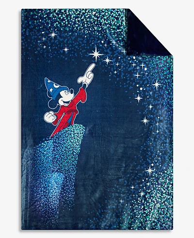 Disney | Macy's 100th Thanksgiving Day Parade 2026 Sorcerer's Apprentice Mickey Mouse Throw Blanket, Macy's Exclusive