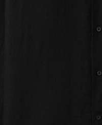 Reiss Men's Linen Cutaway Collar Regular Fit Shirt