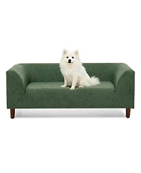 Streamdale Furniture Modern Rectangular Pet Sofa With Backrest And Armrests