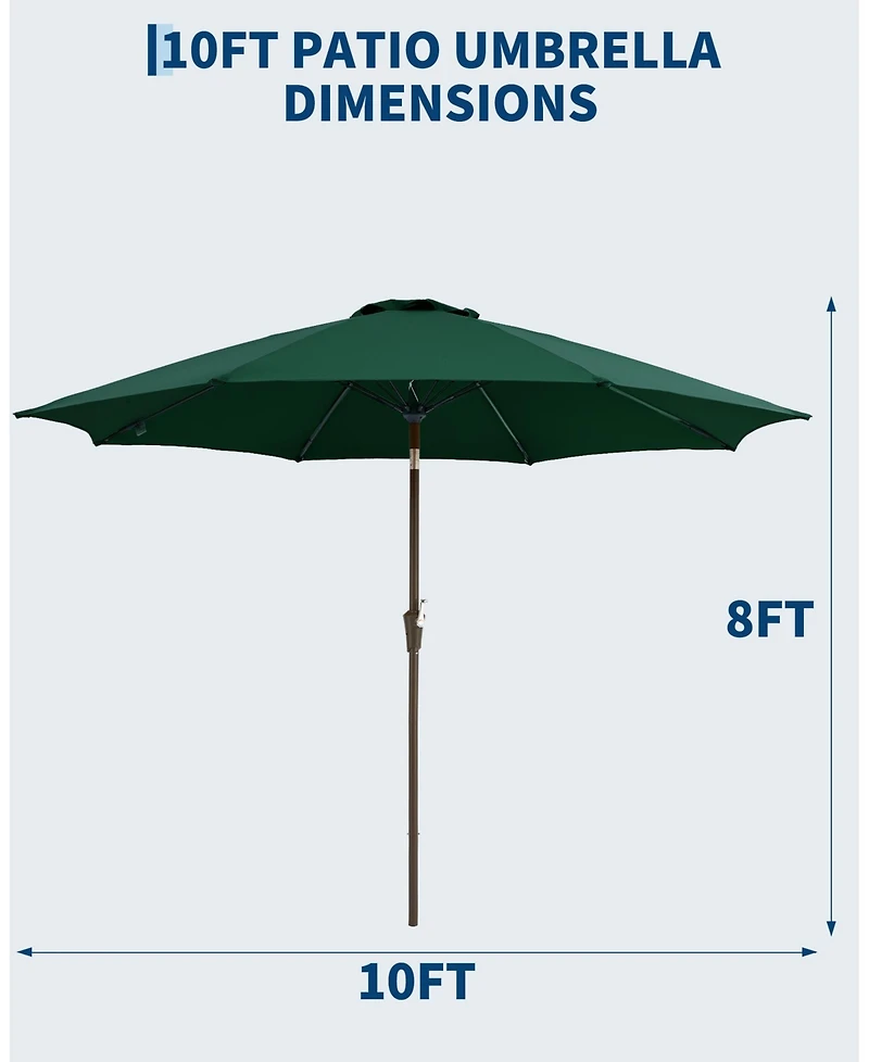 gaomon Garden Backyard Outdoor Patio Market Table Umbrella for Deck and Poolside