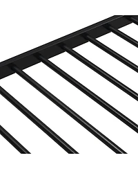 Streamdale Furniture Twin Over Full With trundle Metal Bunk Bed , No Box Spring Needed, Easy Assemble