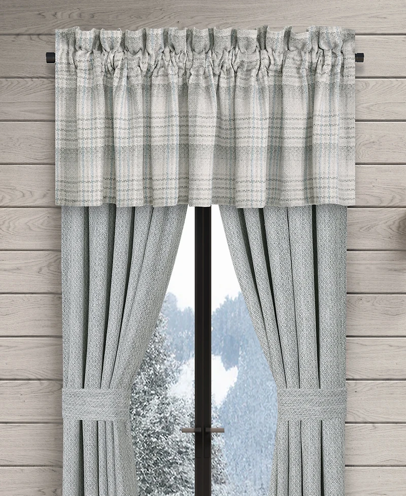 J Queen New York Alejandro Window Straight Valance, 18" x 88"