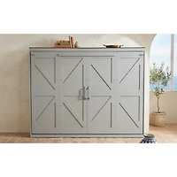 Streamdale Furniture Queen Size Murphy Bed Wall Bed and Usb