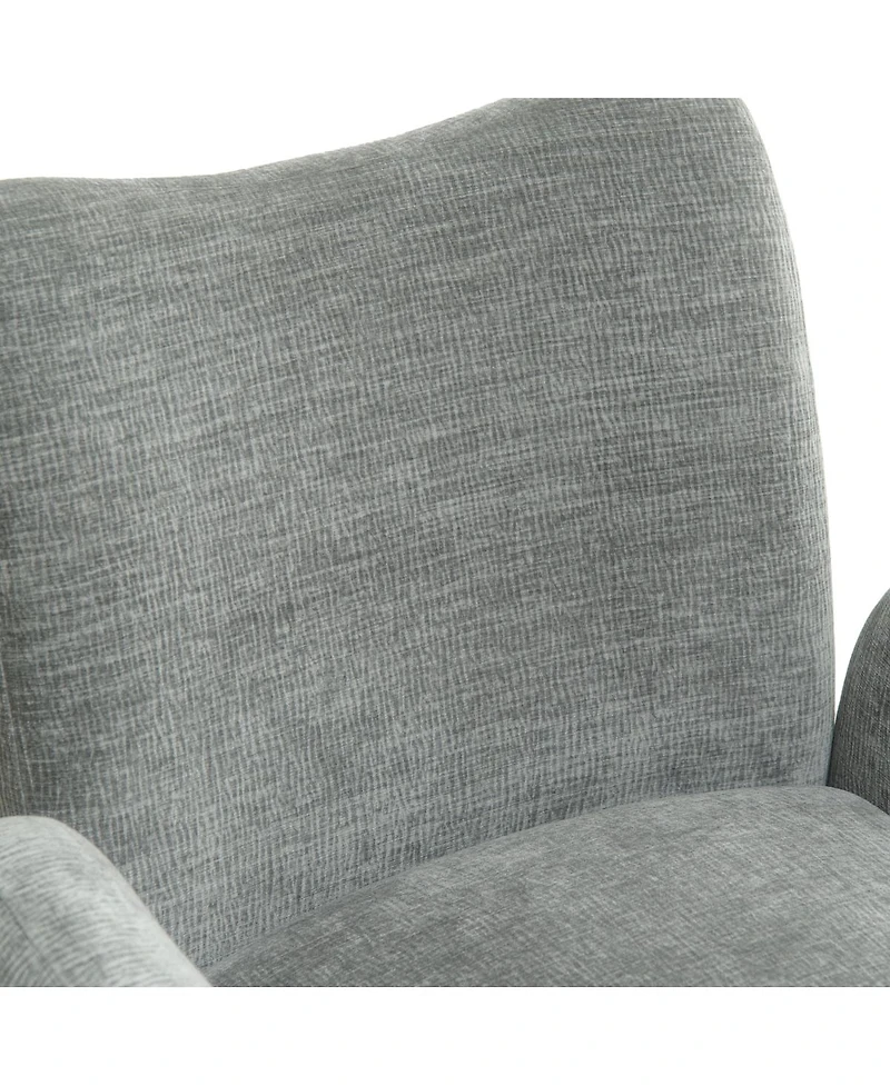 Streamdale 360degree(s) Swivel Accent Chair, Chenille Fabric Upholstered Sofa