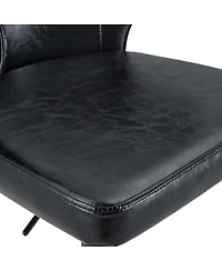 Streamdale Furniture Adjustable Swivel Bar Stools with Backrest, 300lb Capacity ( 4-Pack)