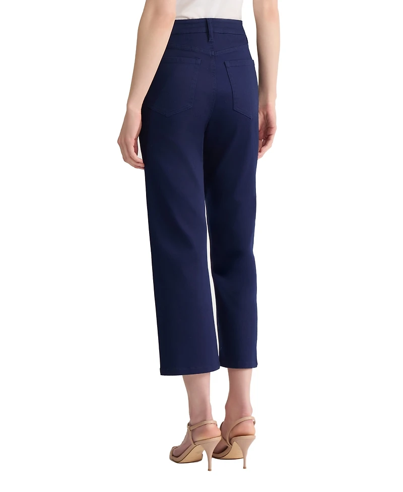 Jones New York Petite Lexington Straight-Leg Cropped Pants