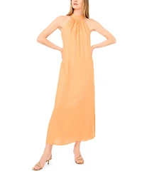 Vince Camuto Women's Halter Neck Tie Back Maxi Dress