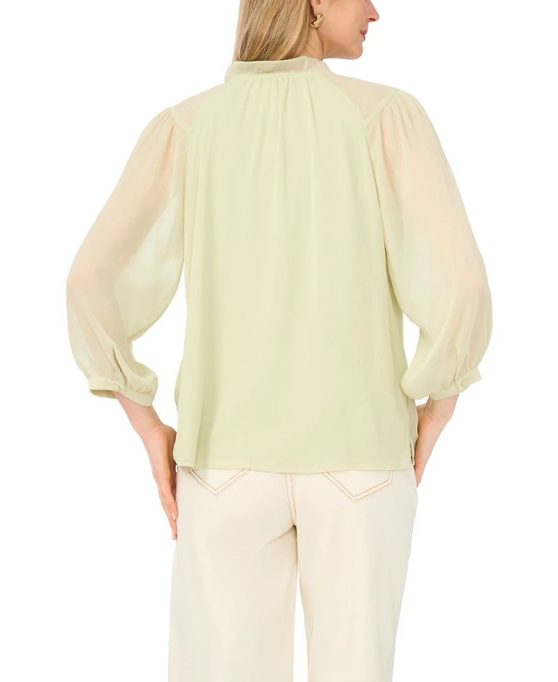Vince Camuto Women's Split Neck Raglan-Sleeve Blouse