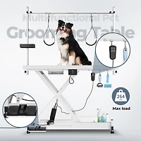 Streamdale Furniture Deluxe Electric Pet Grooming Table, Height Adjustable