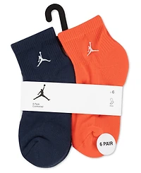 Jordan Boys 7-11 Ankle Socks, 6-Pack