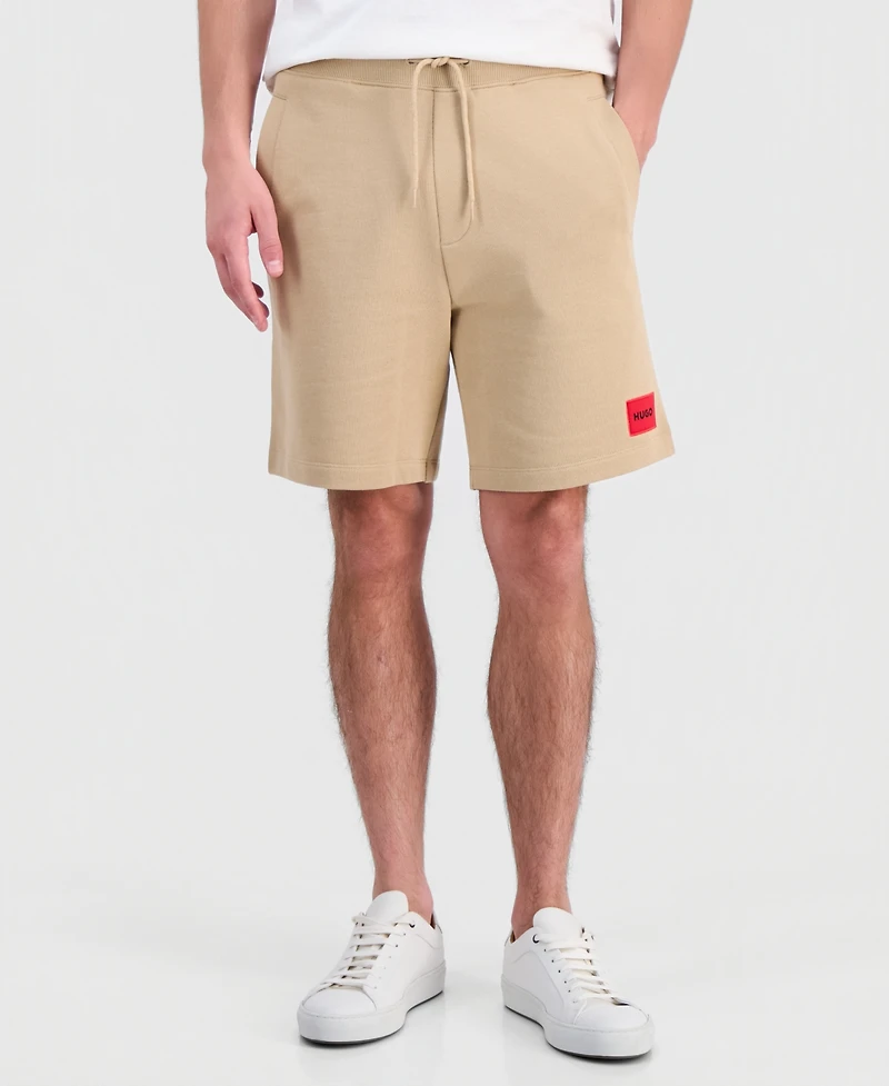 Hugo by Boss Men's Diz222 Logo Patch Jersey Shorts